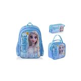 Frozen Lisanslı İlkokul Çanta Seti 3lü Hawk Change