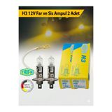 FRT Ottoman H3 12v 55w Far Ampul Trifa 2 Adet 01658