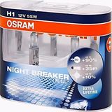Frt Ottoman Osram H1 Night Breaker 12V 55W Ampul Ultra Parlak Beyaz Işık, Maksimum Görüş Gücü- 2 Adet
