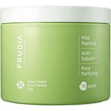 Frudia Yeşil Üzüm Özlü Peeling Ped 70 Adet – Gözenek Temizleyici ve Sebum Dengeleyici, Yağlı Ciltler İçin