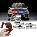 Fruens Polis Çakarı Panjur Içi Kırmızı Mavi 4 x 4 Uzaktan Kumandalı - 1 - Altın