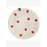 FRUITY GARDEN YUVARLAK AMERİKAN SERVİSİ 35 CM ÇİLEK