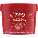 Fruwy Freeze Dried Çilek Kova 1 Adet Dondurularak Kurutulmuş Çilek Organik Sertifikalı