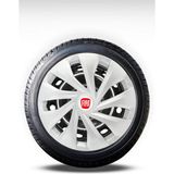 FRWY Fiat 4 Adet Jant Kapağı 15" Inç Gri ( Egea Fiorino Doblo Linea Punto Albea Palio Uno ) FW047 - 15 inç
