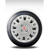 FRWY Fiat 4 Adet Jant Kapağı 15" Inç Gri - Siyah Fiorino Linea Punto Doblo ( Peugeot Bipper ) FW070 - 15 inç