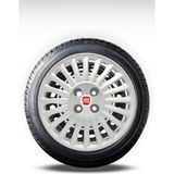 FRWY Fiat 4 Adet Jant Kapağı 15" Inç Gri - Siyah Fiorino Linea Punto Doblo ( Peugeot Bipper ) FW071 - 15 inç
