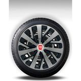 FRWY Fiat 4 Adet Jant Kapağı 16" Inç Gri Siyah ( Egea Fiorino Doblo Linea Punto Albea Palio Uno ) FW031 - 16 inç