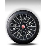 FRWY Fiat 4 Adet Jant Kapağı 16" Inç Gri Siyah ( Egea Fiorino Doblo Linea Punto Albea Palio Uno ) FW040 - 16 inç
