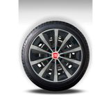 FRWY Fiat Araçlar İçin Universal 15" inç 4 Adet 1 Takım Jant Kapağı ( Egea Linea Punto Fiorino ... ) 020