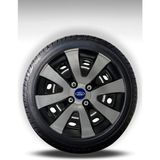 FRWY Ford 4 Adet Jant Kapağı 15" Inç Gri Siyah ( Tourneo Transit Connect Courier Focus Fiesta Fusion ) FW003 - Gri - Siyah - 15 inç