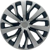 FRWY Ford Araçlar İçin Universal 15" inç 4 Adet 1 Takım Jant Kapağı ( Focus Fiesta Courier ... ) 016 - Gri-Siyah - 15 inç