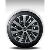 FRWY Nissan 4 Adet Jant Kapağı 15" Inç Gri Siyah ( Micra Note Almira Qashqai Juke Primera Sunny ) FW030 - Gri - Siyah - 15 inç