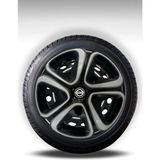 FRWY Nissan 4 Adet Jant Kapağı 16" Inç Gri Siyah ( Micra Note Almira Qashqai Juke Primera Sunny ) FW011 - Gri - Siyah - 16 inç