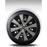 FRWY Opel 4 Adet Jant Kapağı 15" Inç Gri - Siyah ( Corsa C D E Astra G H J Combo Vectra Meriva ) FW024 - Gri-Siyah - 15 inç