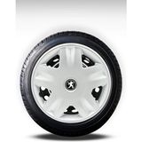 FRWY Peugeot 4 Adet Jant Kapağı 14" Inç Gri ( 206 207 208 301 306 307 308 Partner Bipper ) FW028 - 14 inç