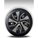FRWY Peugeot 4 Adet Jant Kapağı 14" Inç Gri Siyah ( 206 207 208 301 306 307 308 Partner Bipper ) FW014 - Gri - Siyah - 14 inç