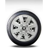 FRWY Peugeot 4 Adet Jant Kapağı 15" Inç Gri ( 206 207 208 301 306 307 308 Partner Bipper ) FW005 - 15 inç