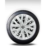 FRWY Peugeot 4 Adet Jant Kapağı 15" Inç Gri ( 206 207 208 301 306 307 308 Partner Bipper ) FW032 - 15 inç