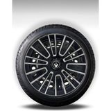 FRWY Renault 4 Adet Jant Kapağı 14" Inç Gri - Siyah ( Clio 4 5 Symbol Megane Kangoo Fluence Taliant Express Brodway ) FW041 - Gri-Siyah - 14 inç