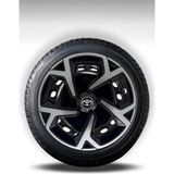 FRWY Toyota Araçlar İçin Universal 15" inç 4 Adet 1 Takım Jant Kapağı ( Corolla Yaris …) 102 - Gri-Siyah - 15 inç