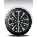 FRWY Volkswagen 4 Adet Jant Kapağı 14" Inç Gri Siyah ( Golf Jetta Polo Caddy Passat Bora ) FW026 - 14 inç