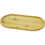 FRY Oval Ahşap Bambu Yağdanlık Altlık 12X23CM (5358) - 001-Renkli - 200 ml