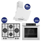 Fryart Chef Edition Beyaz 3'Lü Ankastre Set Xe63cb-Ln386-D064sa
