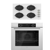 Fryart Cs Serisi Beyaz Ikili Ankastre Cam SET(XE63CB-CS206)
