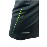 Fs Erkek Siyah Spor Fitness Şortu Neon Yeşil Baskılı