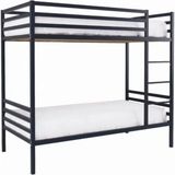 Fs Grup | Çift Kişilik Metal Ranza – Siyah, Sağlam ve Kullanışlı Tasarım - 170 x 200 cm