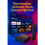 FS1PRO TEKNOLOJI 4K Android Tv Box Hediye Free İPTV Akıllı Box Internet Tv Kutusu