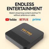 FS1PRO Teknoloji 5g Pro Tv Box - 4K UHD Android Tv Box - Full Paket Yayın Hediyeli / Akıllı Box - Tv Stick Internet Tv 5g