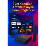 FS1PRO Teknoloji 8k UHD Android Tv Box Media Player - Akıllı Internet Tv Kutusu - Hediye Iptv - Çanaksız Tv Izleme