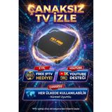 FS1PRO TEKNOLOJI ANDROİD TV KUTUSU FS1 PRO TV BOX - çanaksız TV izleme 2 yıl İPTV hediye