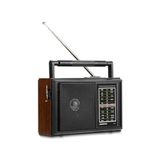 FS74 Nostaljik Radyo Siyah - Ahşap