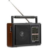 FS74 Nostaljik Radyo Siyah, Şık ve Kullanışlı Tasarım, Kaliteli Ses Teknolojisi