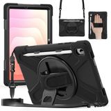 FSamsung Galaxy Tab S11 2025 ile Uyumlu Case Ergonomik Tasarım Ve Kolay Kullanım Zırh Tablet Kılıfı ve Asma Aparatları birlikte