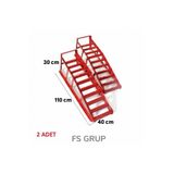 FSHOME FS GRUP | Araba Kaldırma Rampası 2’li Set – 2000 kg (2 Ton) Kapasiteli Araç Bakım Rampası