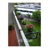 FSHOME FS Grup | Balkon Askılı Çok Amaçlı Metal Raf 100x30 cm - Kurutmalık, Saksılık ve Düzenleyici