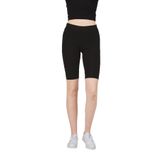 Fsm1453 4014-4069-1 Bambu Bisiklet Boy Siyah Kadın Tayt