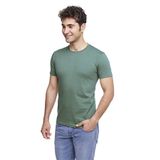 FSM1453 ERKEK KISA KOLLU ATLET PAMUKLU SIFIR YAKA KLASİK RENKLİ T-SHİRT - 421-1 (XXL, Çağla Yeşili)