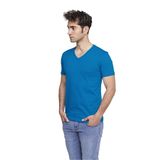FSM1453 ERKEK KISA KOLLU ATLET PAMUKLU V-YAKA KLASİK RENKLİ T-SHİRT - 422-1 (XXL, Atlantis)
