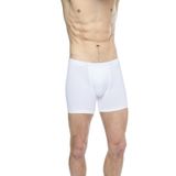 FSM1453 ERKEK PAMUKLU LİKRALI ÇİFT KATLI BOXER 1175-1-Medium Beyaz