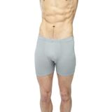FSM1453 ERKEK PAMUKLU LİKRALI KLASİK LASTİK RENKLİ BOXER KÜLOT 1151-1-Small Yeni Gri