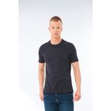 Fsm1453 Erkek Sıfır Yaka T-Shirt - L - Lacivert
