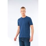 Fsm1453 Erkek Sıfır Yaka T-Shirt - XS - İndigo