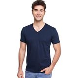 Fsm1453 Erkek V Yaka T-Shirt - Lacivert