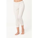 FSM1453 Kadın Viskon Comfort Fit Kapri Boy Paçalı Alt -3943