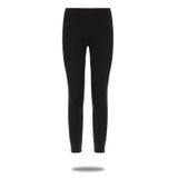 FSM1453 Kız Çocuk Sporcu Bilek Boy Slim Fit Likralı Siyah Tayt -8029