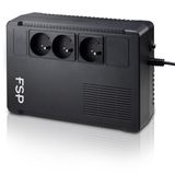 FSP 800 ECO UPS 800VA / 480W, simüle sinüs dalgası, çizgi interaktif AVR Surge 230V Güç Kaynağı 3X schuko Çıkışları